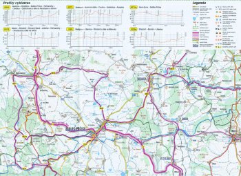 Mapa Zelených stezek Greenways Čertovo Břemeno - 1. část